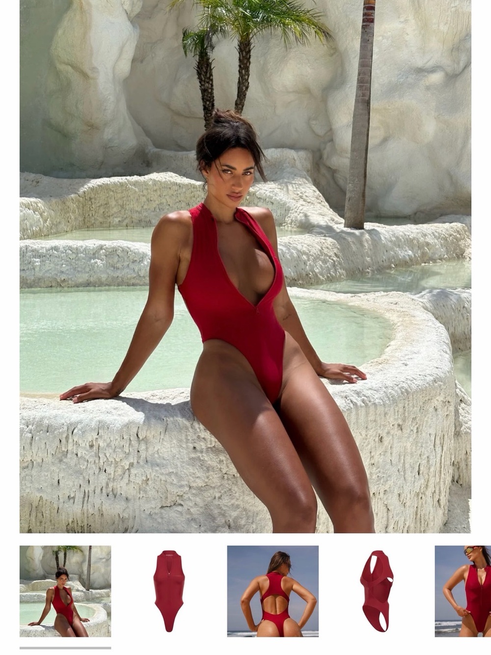 Rogue Season Leto Swimsuit Cherry XS